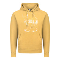 Vintage Mustard bigfoot fishing adventure Vintage Hoodie - tatanardila111