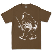 Cacao bigfoot fishing adventure Premium Tee - tatanardila111