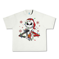 Pistachio spooky christmas character with lights Urban Heavy Tee - killa-kam