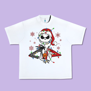 Spooky Christmas Character With Lights Urban Heavy Tee Designed By Killa-kam