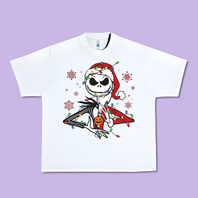 Spooky Christmas Character With Lights Urban Heavy Tee Designed By Killa-kam
