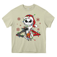 Mossy spooky christmas character with lights Heavy Core Tee - killa-kam