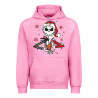 Fuchsia Pink spooky christmas character with lights Urban Hoodie - killa-kam