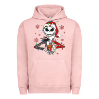 Pigment Salmon spooky christmas character with lights Urban Hoodie - killa-kam