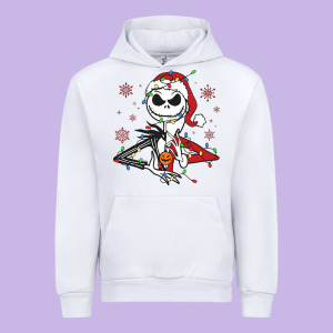 Spooky Christmas Character With Lights Urban Hoodie Designed By Killa-kam
