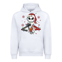 White spooky christmas character with lights Urban Hoodie - killa-kam