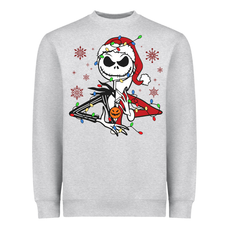 Spooky Christmas Character With Lights Heavyweight Sweatshirt by killa-kam | Teevron
