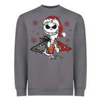 Storm spooky christmas character with lights Heavyweight Sweatshirt - killa-kam