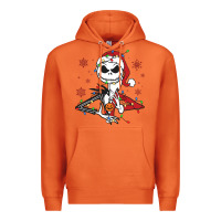 Carrot spooky christmas character with lights Premium Hoodie - killa-kam
