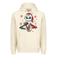 Sandshell spooky christmas character with lights Premium Hoodie - killa-kam