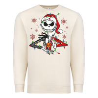 Sandshell spooky christmas character with lights Premium Sweatshirt - killa-kam