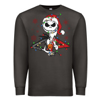 Smoke spooky christmas character with lights Premium Sweatshirt - killa-kam