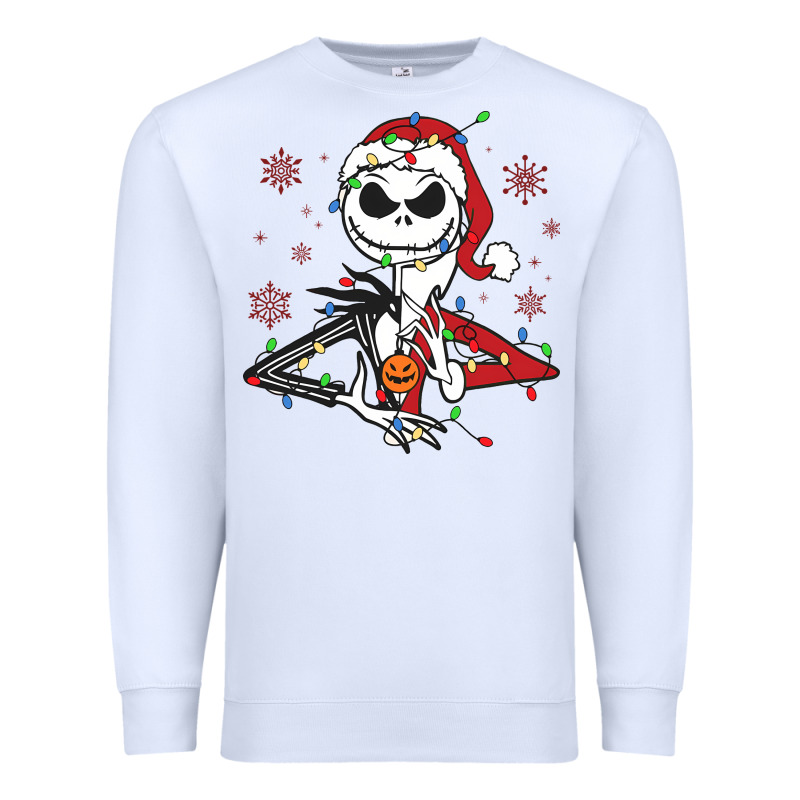 Spooky Christmas Character With Lights Premium Sweatshirt by killa-kam | Teevron