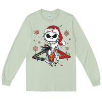 Matcha spooky christmas character with lights Long Sleeve Tee - killa-kam