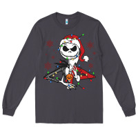 Smoke spooky christmas character with lights Long Sleeve Tee - killa-kam