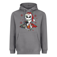 Storm spooky christmas character with lights Heavyweight Hoodie - killa-kam