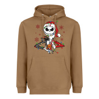Toasted Coconut spooky christmas character with lights Heavyweight Hoodie - killa-kam