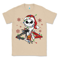 Mushroom spooky christmas character with lights Classic Tee - killa-kam