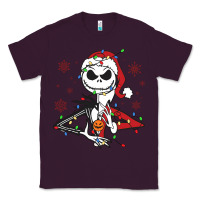 Plum spooky christmas character with lights Classic Tee - killa-kam