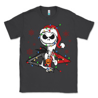 Smoke spooky christmas character with lights Classic Tee - killa-kam