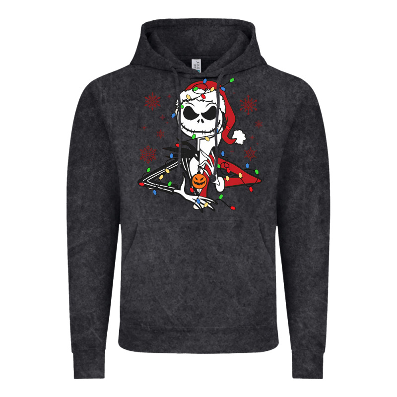 Spooky Christmas Character With Lights Vintage Hoodie by killa-kam | Teevron