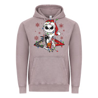 Vintage Zinc spooky christmas character with lights Vintage Hoodie - killa-kam
