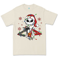 Bone spooky christmas character with lights Premium Tee - killa-kam