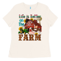 Bone western life is better on the farm Ladies Tee - Artiststas