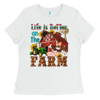 White western life is better on the farm Ladies Tee - Artiststas
