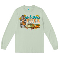 Matcha welcome fall gnome Long Sleeve Tee - BarkalooDesign