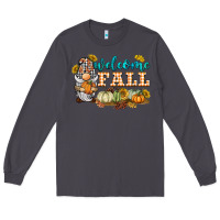 Smoke welcome fall gnome Long Sleeve Tee - BarkalooDesign