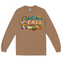 Toasted Coconut welcome fall gnome Long Sleeve Tee - BarkalooDesign