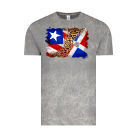 Cloud Rock puerto rico and dominican republic flag Vintage Tee - Artiststas