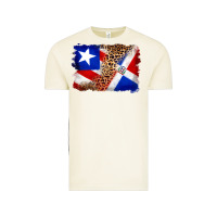 Vintage Arctic puerto rico and dominican republic flag Vintage Tee - Artiststas