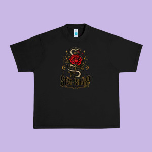 Stay Sharp   Revised Urban Heavy Tee Designed By Adamafterink
