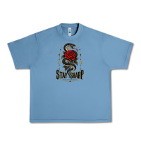 Pebble Blue stay sharp   revised Urban Heavy Tee - adamafterink