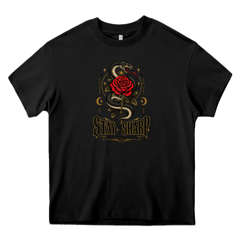 Stay Sharp   Revised Heavy Core Tee by adamafterink | Teevron