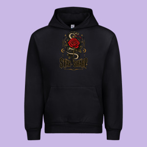Stay Sharp   Revised Urban Hoodie Designed By Adamafterink