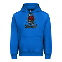 Cobalt stay sharp   revised Urban Hoodie - adamafterink