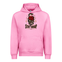 Fuchsia Pink stay sharp   revised Urban Hoodie - adamafterink