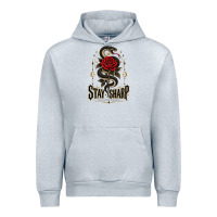 Heather Grey stay sharp   revised Urban Hoodie - adamafterink