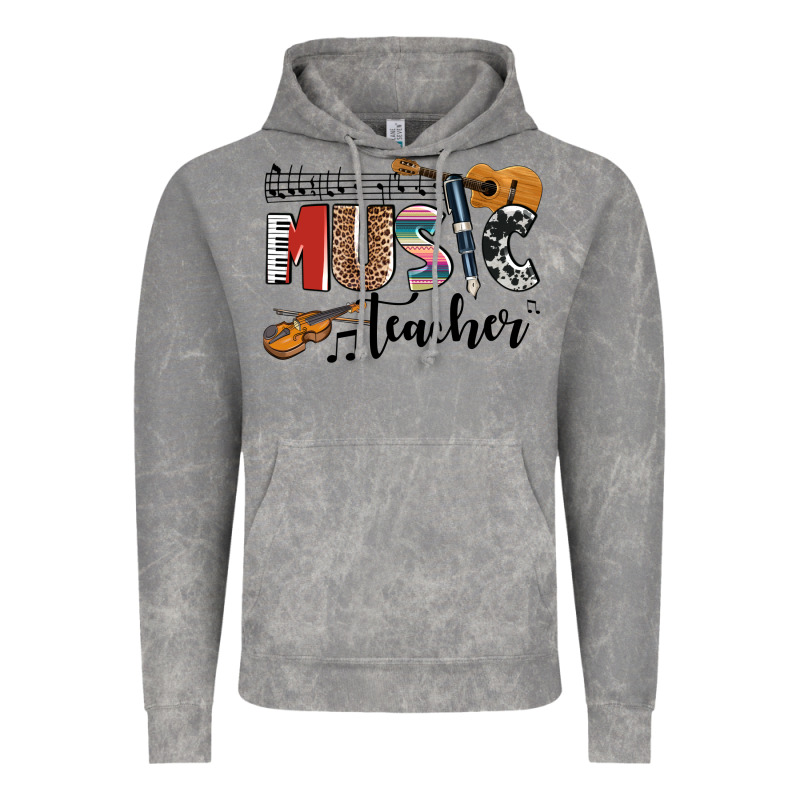 Music Teacher Vintage Hoodie by AdoDesignShop | Teevron