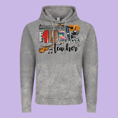 Music Teacher Vintage Hoodie Designed By Adodesignshop