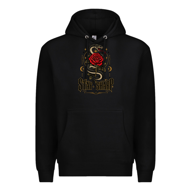 Stay Sharp   Revised Premium Hoodie by adamafterink | Teevron