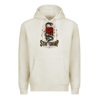 Oatmeal Heather stay sharp   revised Premium Hoodie - adamafterink