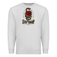 Dove Grey stay sharp   revised Premium Sweatshirt - adamafterink
