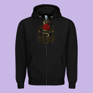Stay Sharp   Revised Zipper Hoodie Designed By Adamafterink