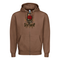 Chestnut stay sharp   revised Zipper Hoodie - adamafterink