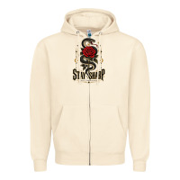Sandshell stay sharp   revised Zipper Hoodie - adamafterink