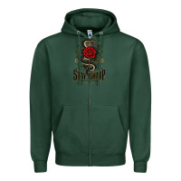 Sports Green stay sharp   revised Zipper Hoodie - adamafterink